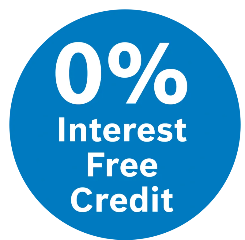 0% interest free credit available on new boiler installations in Barry