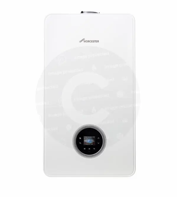 Worcester Bosch Greenstar boiler product image showing digital display