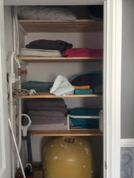 Professional boiler flue installation through external wall