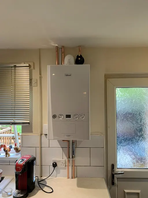 Vaillant ecoTEC boiler replacement in residential kitchen