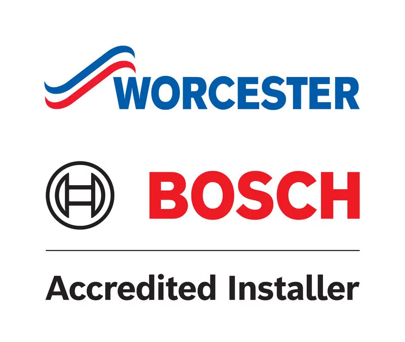 Worcester Bosch Accredited Installer badge — JR Heating Services Barry