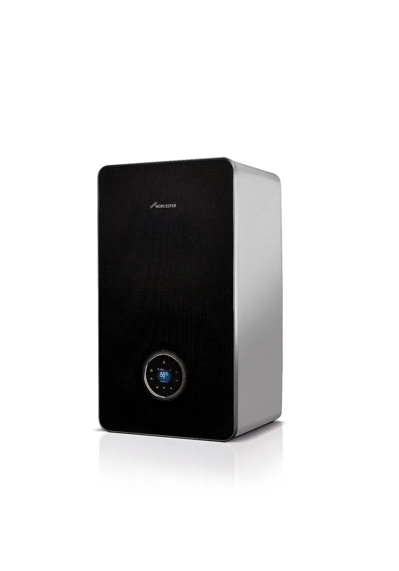 Worcester Bosch Style black boiler — premium designer boiler available for installation in Barry